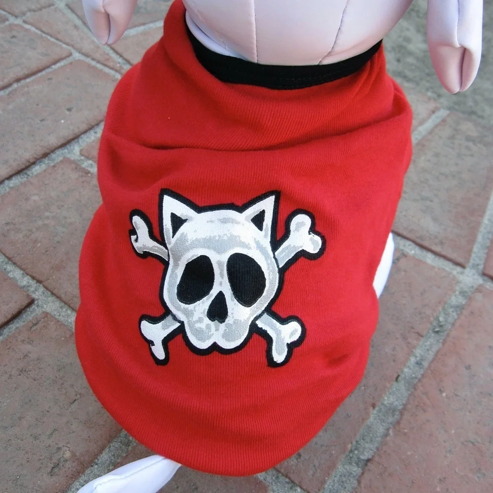 HP Underground Hound Handmade Cat Skull Crossbones